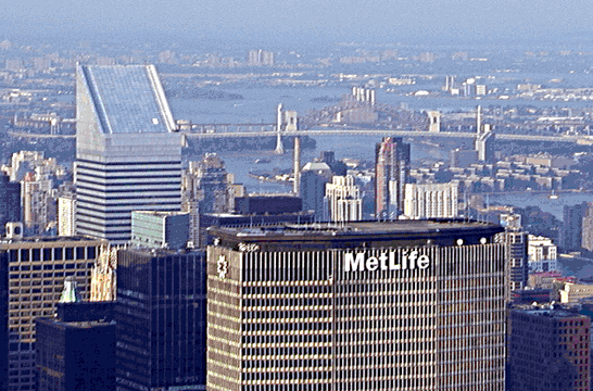 Unused helipad seen from Empire State Building