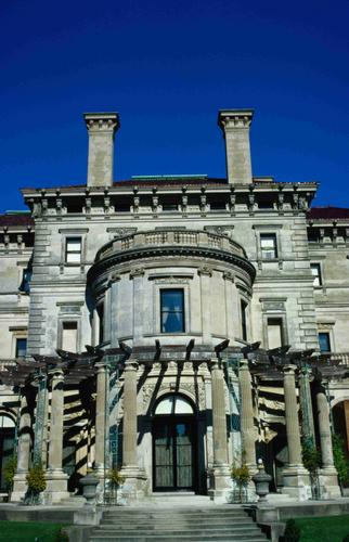 The Vanderbilt Mansion (also known as the Breakers) of Rhode Island. The 70 room Renaissance style house, completed in 1895, was built as a summer retreat for the Vanderbilt family.